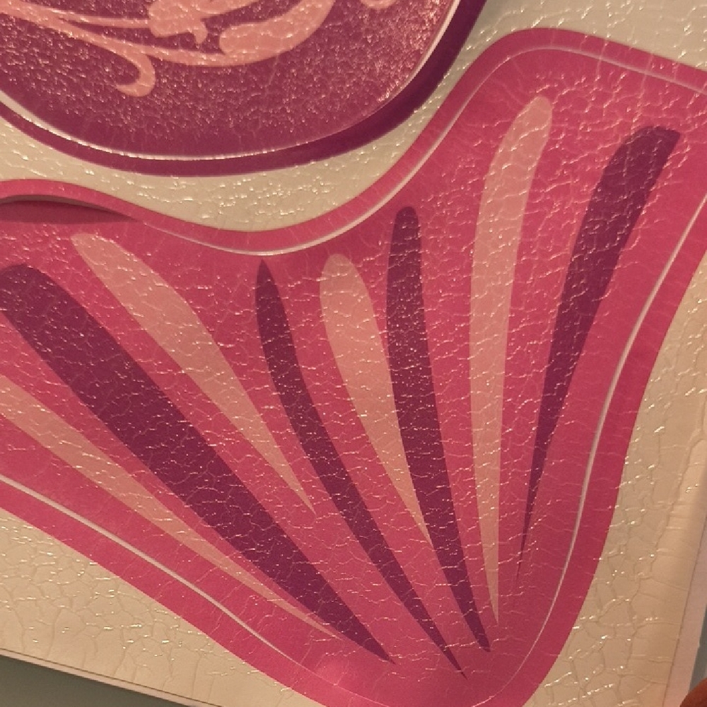 Vibrant Pink and Purple Wall Art